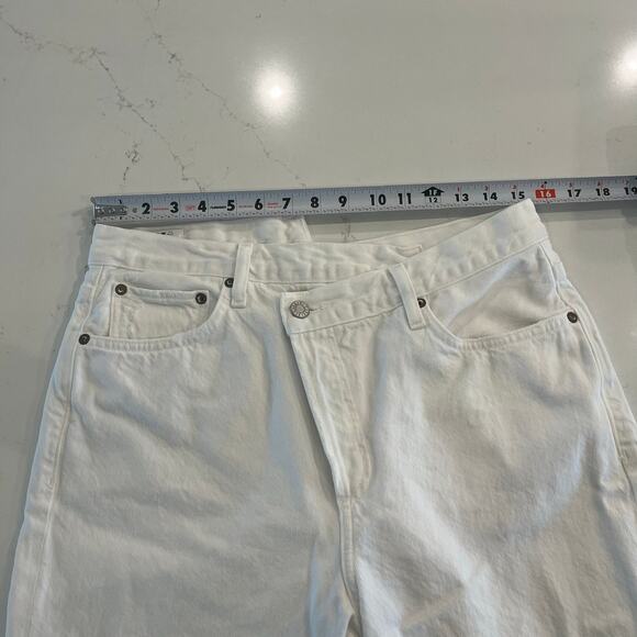 AGOLDE Criss Cross Straight Jeans White in Element Size‎ 29 - Picture 9 of 12